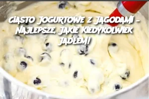 Ciasto Jogurtowe z Jagodami – Najlepsze, Jakie Kiedykolwiek Jadłem!