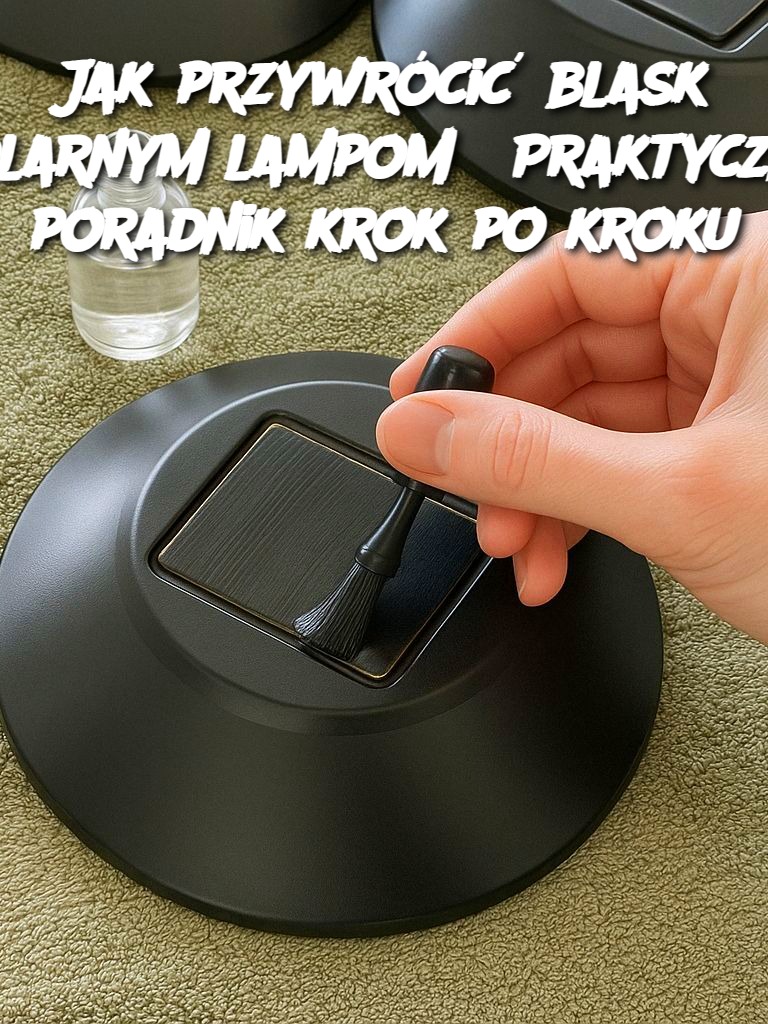 Jak przywrócić blask solarnym lampom? Praktyczny poradnik krok po kroku