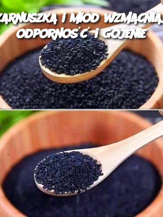 Czarnuszka i miód wzmacniają odporność i gojenie